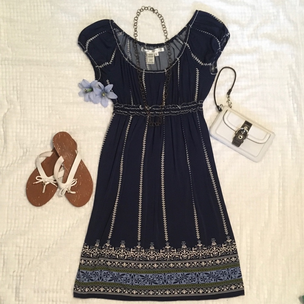 Max Studio Sleeveless Print Dress